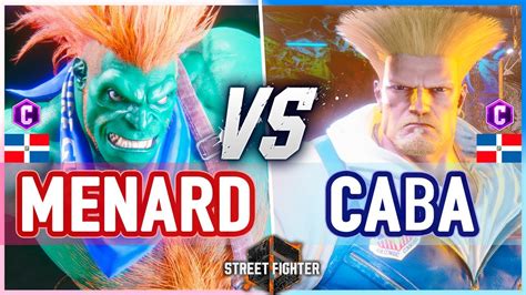 Sf6 🔥 Menard Blanka Vs Caba Guile 🔥 Street Fighter 6 Youtube