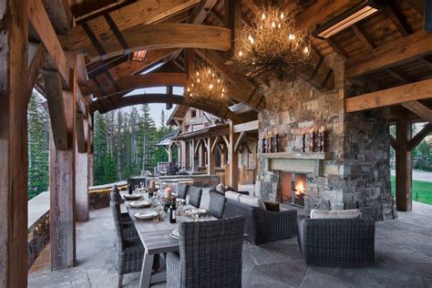 Yellowstone Club Summit Residence Rustic Patio Other By Locati