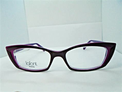 Jean Lafont Paris Lucrece 744 Purple 51 15 138 Womens Eyeglasses Rx Frame France Eyeglass Frames