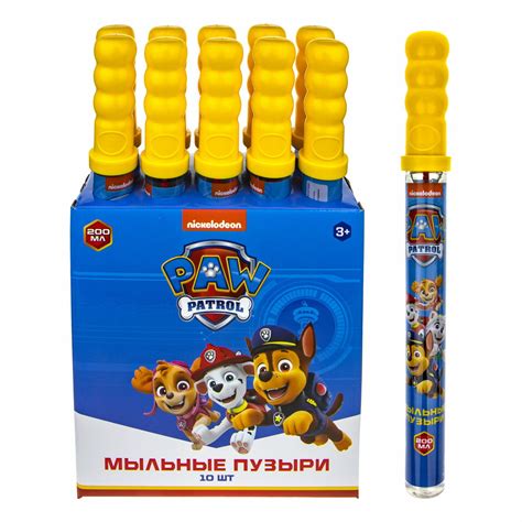 Мыльные пузыри 1Toy Щенячий патруль 200мл Т19952 купить по цене 49 ₽ в ...