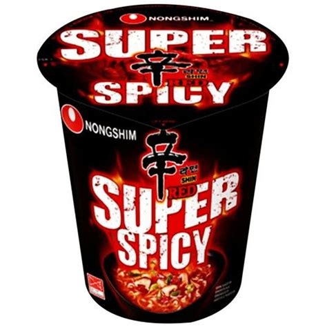 Nongshim Shin Red Super Spicy Cup Noodles 68 G Fetch N Buy