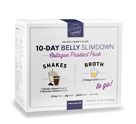 10 Day Belly Slimdown Bone Broth Collagen Pack By Dr