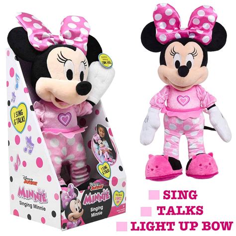 Minnie Mouse Happy Helpers Singing Minnie Plush In Platform Box