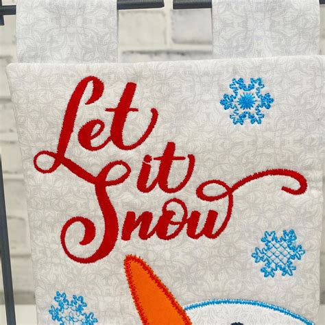 Let It Snow Banner In The Hoop Sookie Sews