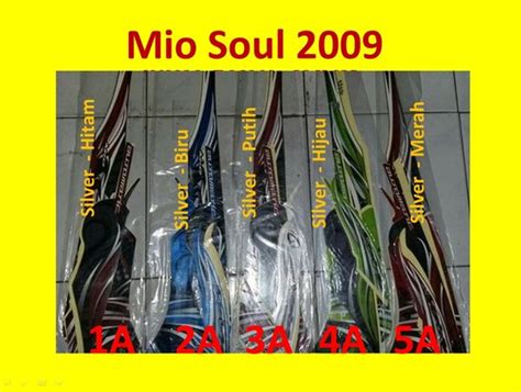 Jual Mio Soul Motor Yamaha Sticker Striping Stripping Stiker List