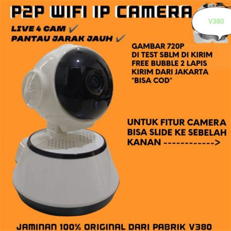 Jual Ip Camera Wifi V Pro Smart Wifi Kamera Mp Hd P Wireless Ip