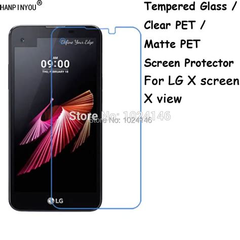 New Tempered Glass / Clear PET / Matte PET Screen Protector Protective Film For LG X screen ...