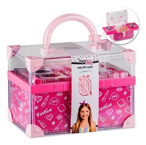 Maleta Maquiagem Infantil Completa My Style Beauty Parcelamento Sem Juros