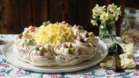 Bbc Food Recipes Easter Lemon Pavlova