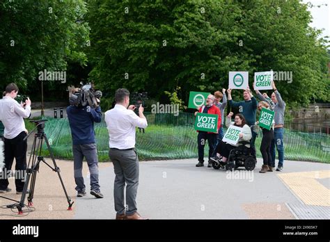 Edinburgh Scotland Uk 28 May 2024 Scottish Greens Co Leader Lorna