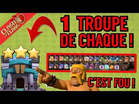 Il Triple Un Hdv Max Avec Troupe De Chaque Attaque De Folie Sur