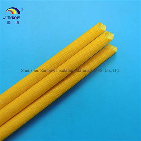 High Temperature Resistant Fire Retardant Silicone Fiberglass Sleeving