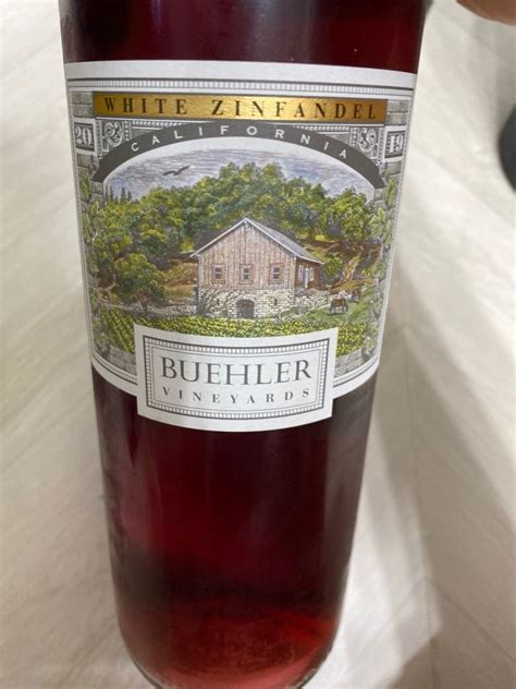 Buehler Vineyards White Zinfandel Usa California Napa Valley