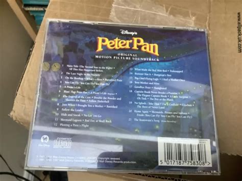 Walt Disneys Peter Pan Original Soundtrack Cd Free Shipping Eur