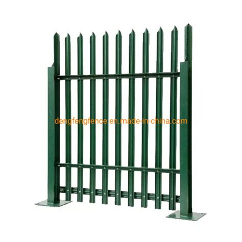 High Strength W D Pale Galvanized And Powder Coated Steel Palisade