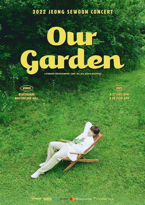 2022 Jeong SeWoon Our Garden Concert Ticket Details Kpopmap K