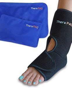 Foot Ankle Ice Pack Wrap With Hot Cold Gel Packs By Therapaq Foot