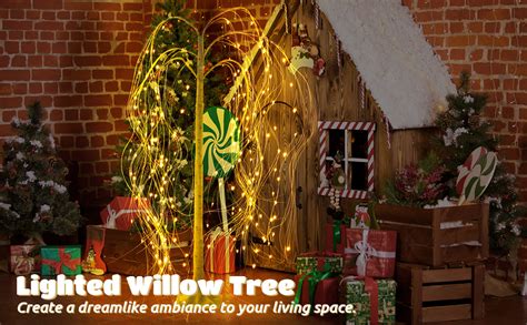 Amazon Lighted Willow Tree Ft Weeping Willow Tree With Led