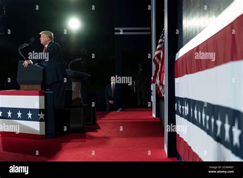 U S President Donald Trump Delivers His Address At The Salute To