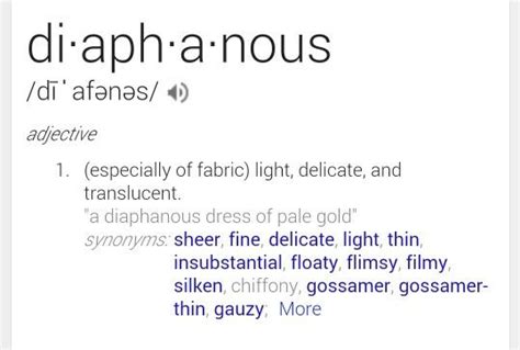 Diaphanous Uncommon Words Unusual Words Words