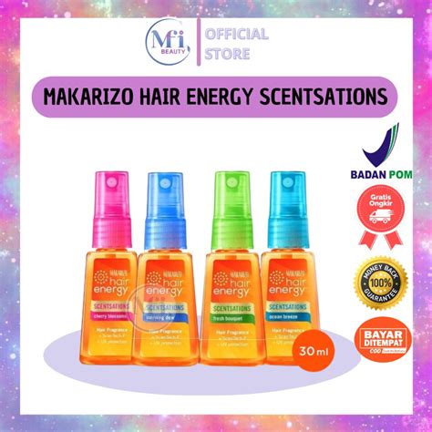 Jual MFI Makarizo Hair Energy Scentsations Hair Fragrance 30 ML