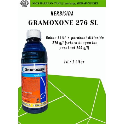 Jual Herbisida Racun Rumput Berdaun Lebar Sempit Teki GRAMOXONE