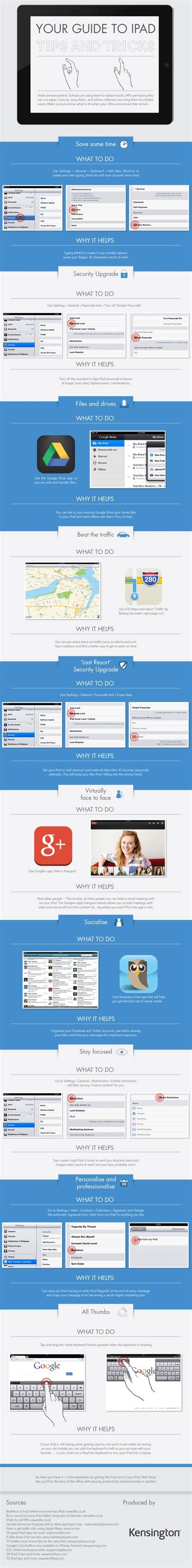 iPad Tips & Tricks Infographic - Best Infographics