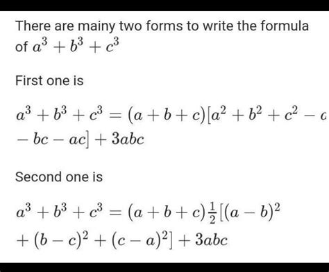 Formula Of A3 B3 C3