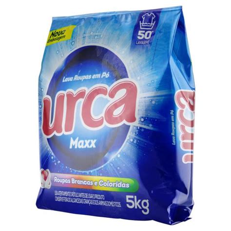 Lava Roupas em Pó Urca Maxx Pacote 5kg Rede Super Líder