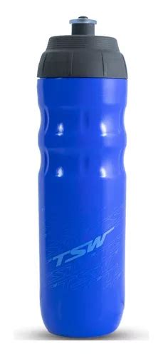 Garrafa Squeeze T Rmica Bicicleta Ml Nylon Mtb Speed Tsw Cor Azul