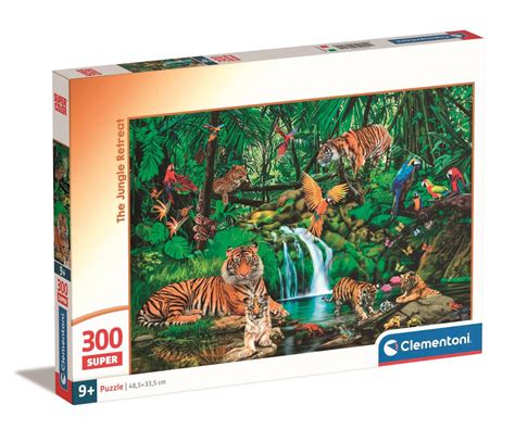 Clementoni Puzzle Super Kolor The Jungle Retreat Super El