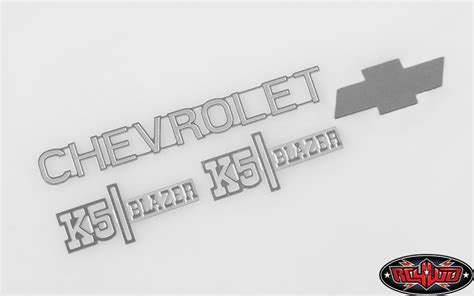 RC4WD Chevrolet Blazer Metal Emblem Set-Z-S1560