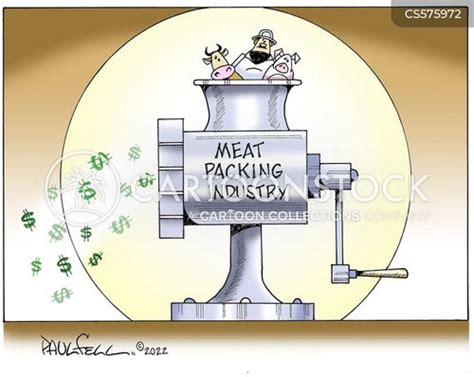 Meat Packing Plant Cartoons and Comics - funny pictures from CartoonStock