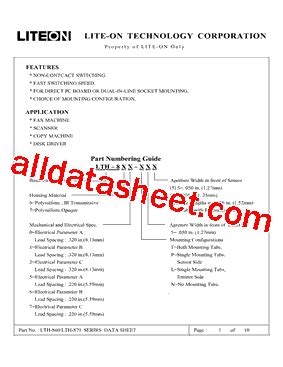 Lth N A Datasheet Pdf Lite On Technology Corporation