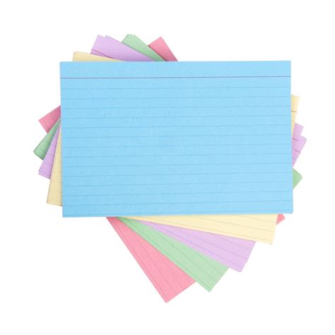 Oxford Mulit Color Ruled Index Cards 100-count 4x6 - University Book Store