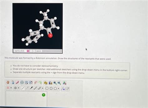 Solved This Molecule Was Formed By A Robinson Annulation Chegg