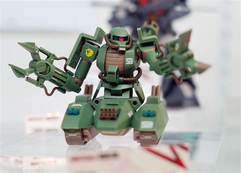 写真 1 3枚ガンダムシリーズのザクタンクのフィギュアROBOT魂SIDE MSMS 06V 6 ザクタンクグリーンマカク