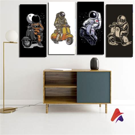 APOLITO 15X30 CM HIASAN DINDING ASTRONAUT VESPA GOKIL 15X30 CM WALL