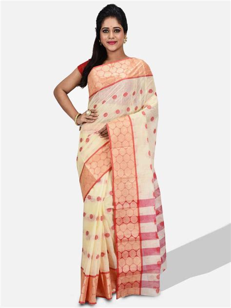 Buy Woman Bengal Cotton Handloom Saree Online Desh Bidesh In India