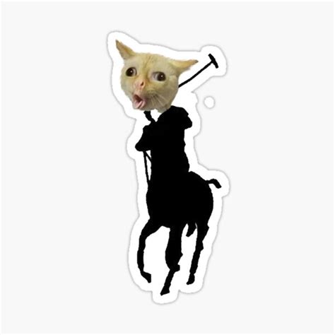 "the coughing cat meme" Sticker by mouhesen | Redbubble