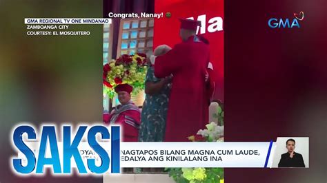 Estudyanteng Nagtapos Bilang Magna Cum Laude Sinabitan Ng Medalya Ang