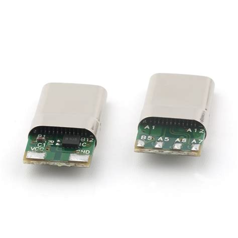 USB Male Connector 24Pin USB Type C Male Plug PCB Connector