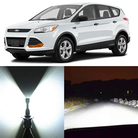 Alla Lighting Low Beam Headlight H White Led Bulbs For Ford