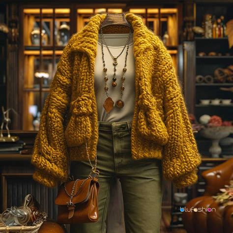 8 Chic Ways To Rock A Mustard Color Cardigan Outfit In 2024