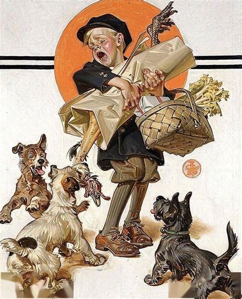 1120美国著名插画师J C Leyendecker莱恩德克1215张图片作品 三只猫艺术与设计文化馆 设计素材 插画 儿童插画 素材下载