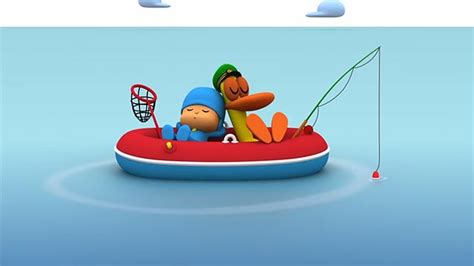 Pocoyo S03E52 Fishing with Pocoyo iToons آموزش زبان و پرورش کودک