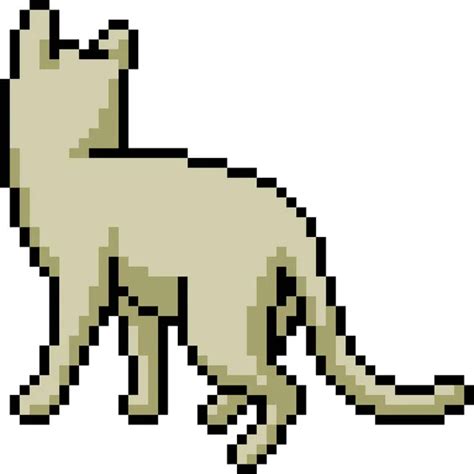 Pixel Cat Vector Images Depositphotos