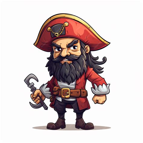 Premium Vector Pirate Cartoon Vector