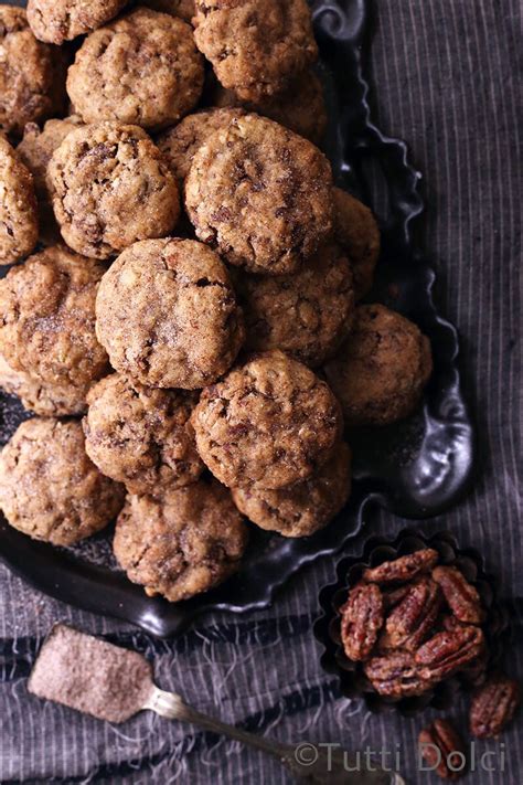 Candied Pecan Cookies - Tutti Dolci Baking Recipes