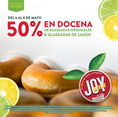 En Krispy Kreme Nueva Docena De Donas Sabor Limón A Mitad De Precio